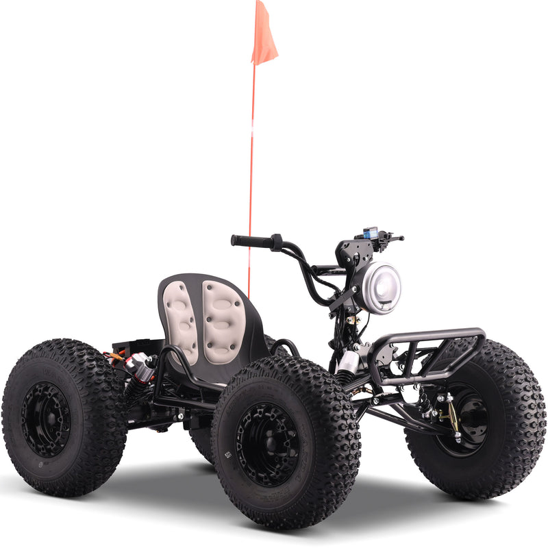 MotoTec Vibe 48V 3000W Electric Go Kart Full Suspension