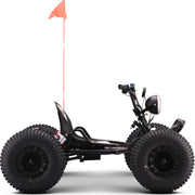 MotoTec Vibe 48v 3000w Electric Go Kart Full Suspension Black