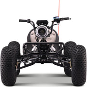 MotoTec Vibe 48v 3000w Electric Go Kart Full Suspension Black