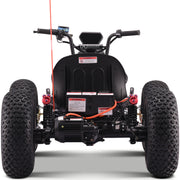 MotoTec Vibe 48v 3000w Electric Go Kart Full Suspension Black