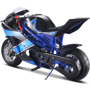 MotoTec Gas Pocket Bike GT 49cc 2-stroke Blue