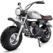 MotoTec Trailcross 200cc 4-Stroke Gas Mini Bike Grey