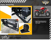 MotoTec Trailcross 200cc 4-Stroke Gas Mini Bike Red