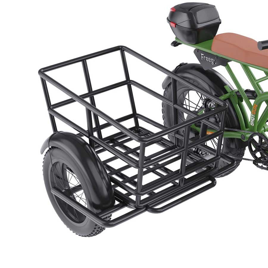 Freego Electric Bicycle Cargo Trailer - Powerful and Practical Load Carrying Solution