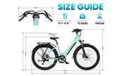 TST® Surfer 27.5" Step-Thru Commuter eBike