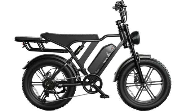 ELECTRIC×DRT VARIAL95 ELECTRIC BLACK TST® R002 20'' 1500W Full Suspension Moped-style Electric Bike