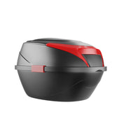 Electric bike saddle with elegant and practical rear trunk