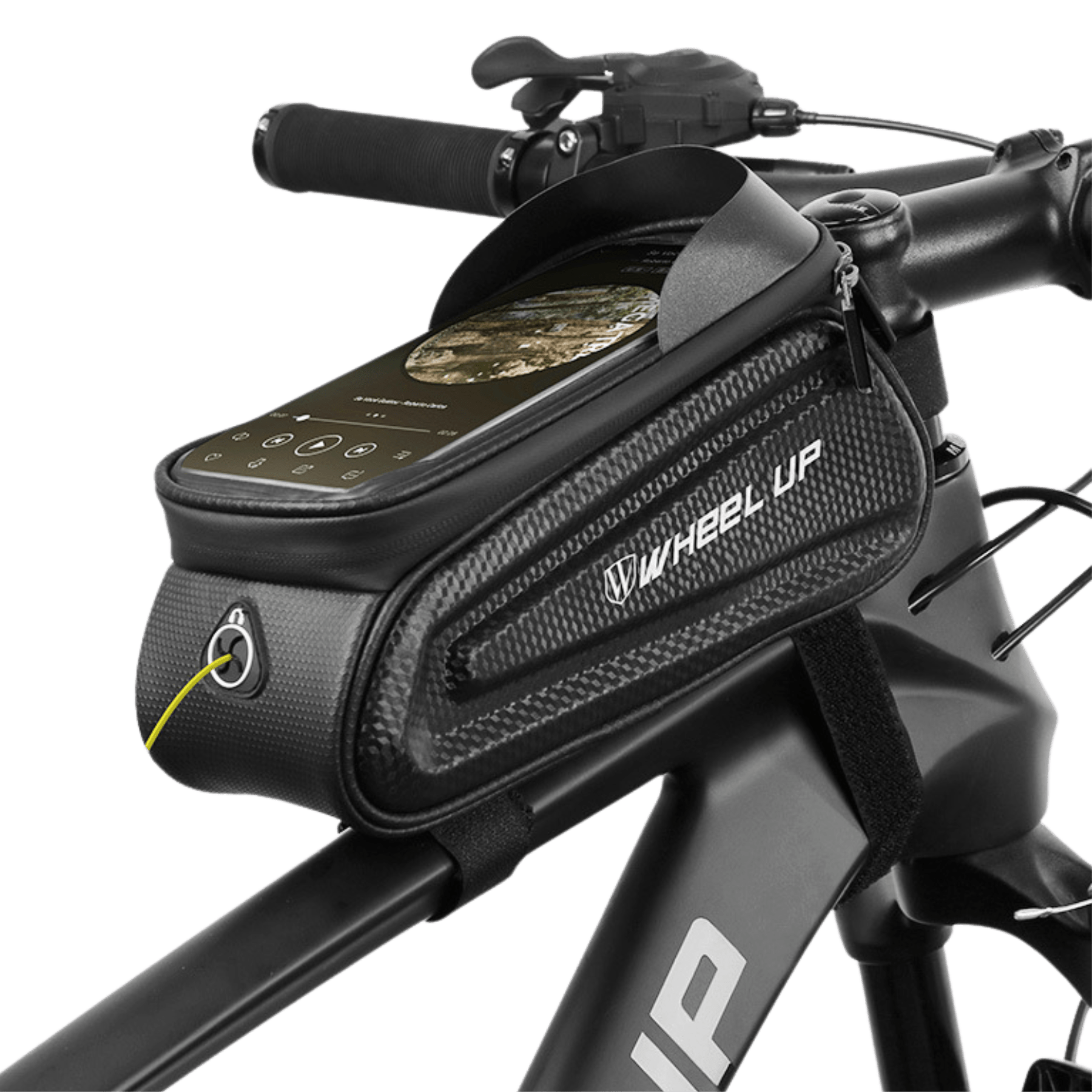 Waterproof Hard Shell Aluminum Alloy Bicycle Frame Bag