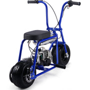 MotoTec Wild Rover 49cc 2-Stroke Kids Gas Mini Bike Blue
