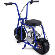 MotoTec Wild Rover 49cc 2-Stroke Kids Gas Mini Bike Blue