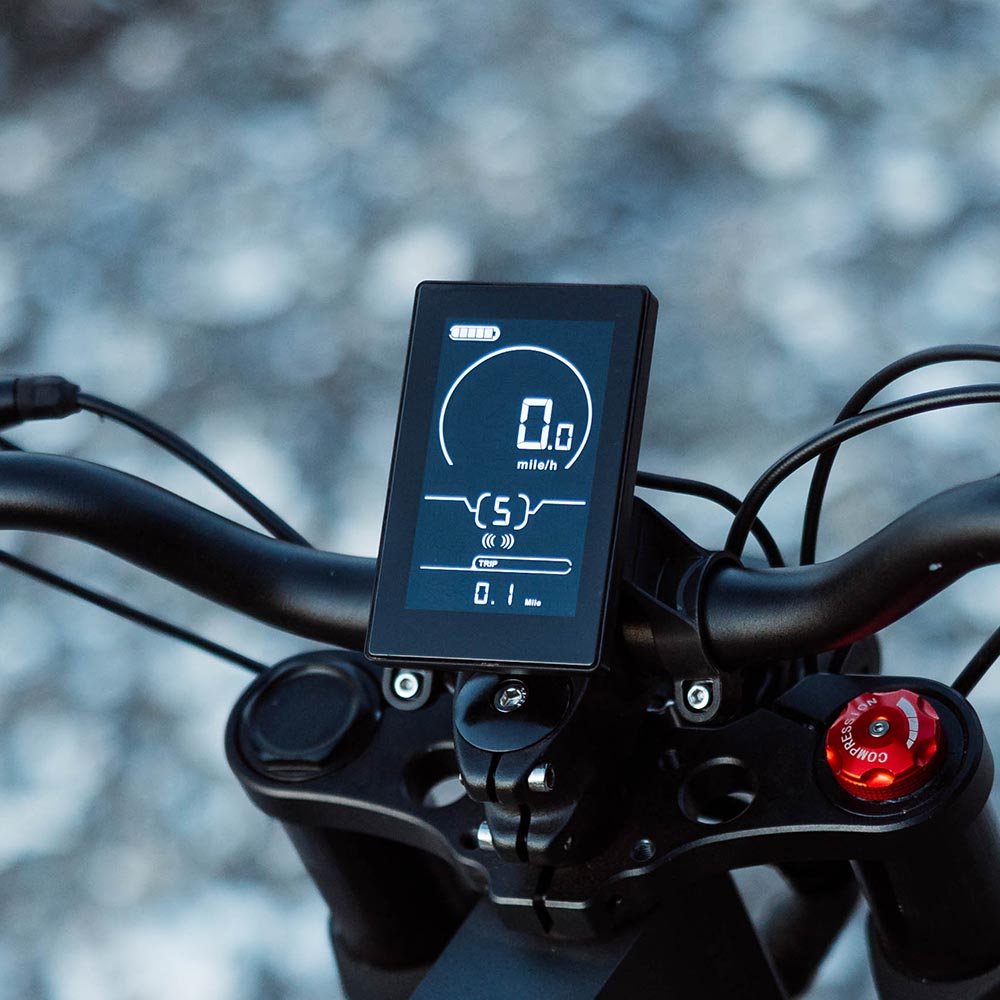 LCD Screen for Freego Electric Bicycles - Easy Control and Modern Design