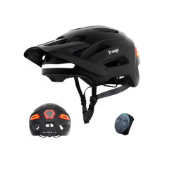 Freego Smart Bicycle Helmet with Speakers, LED Signals, and Remote Control – Comfort and Safety for Adults