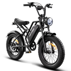 Electric All-Terrain Cargo Motorcycle Black - Urban Electric Bicycles Tank G50 for Sale
