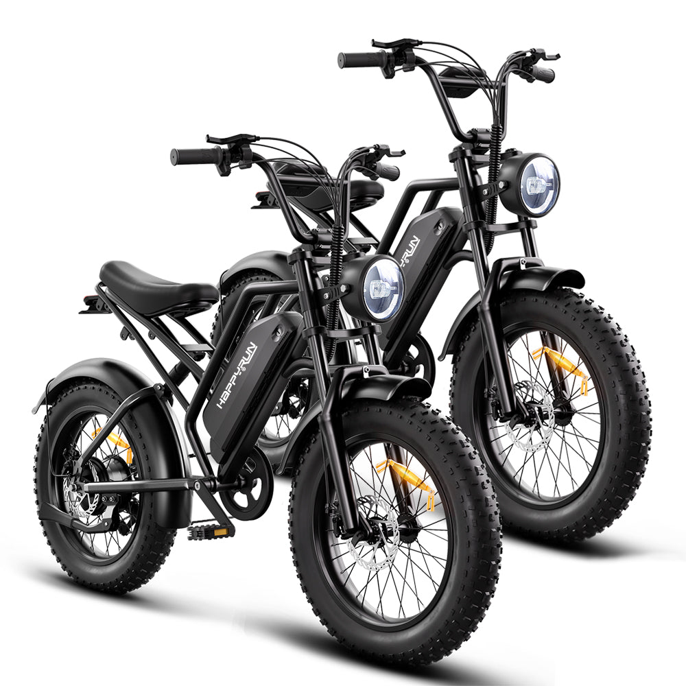 Combined Offer - Pack of 2 Happyrun Tank G50 SUV Electric Bicycles