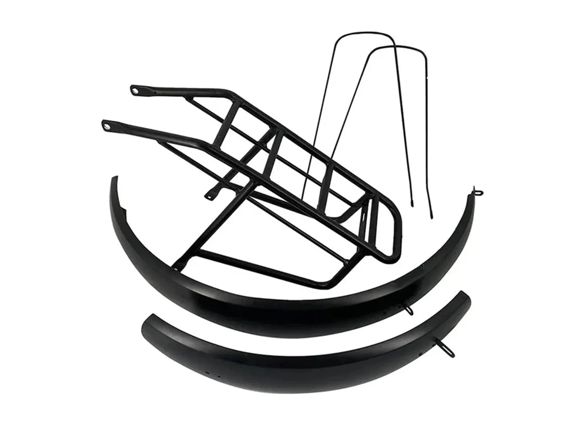 Rear rack and fender kit for compact Pony Step-Thru electric bike (offer valid only with the simultaneous purchase of the Pony bike)