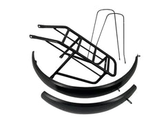 Rear rack and fender kit for compact Pony Step-Thru electric bike (offer valid only with the simultaneous purchase of the Pony bike)