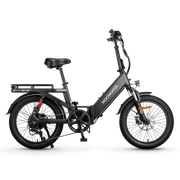 Mooncool POP Folding Electric Bike in Cool Black