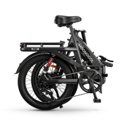 Mooncool POP Folding Electric Bike Cool Black folded view