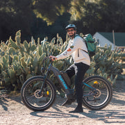 Rattan Sequoia fat tire electric bike lifestyle