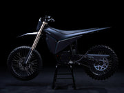 Y-VOLT Surge V black electric dirt bike studio view