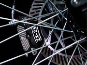 Y-VOLT Surge V four-piston hydraulic brake detail