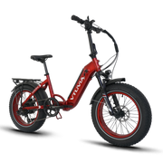 Vtuvia SX20 folding e-bike in Red, angled view