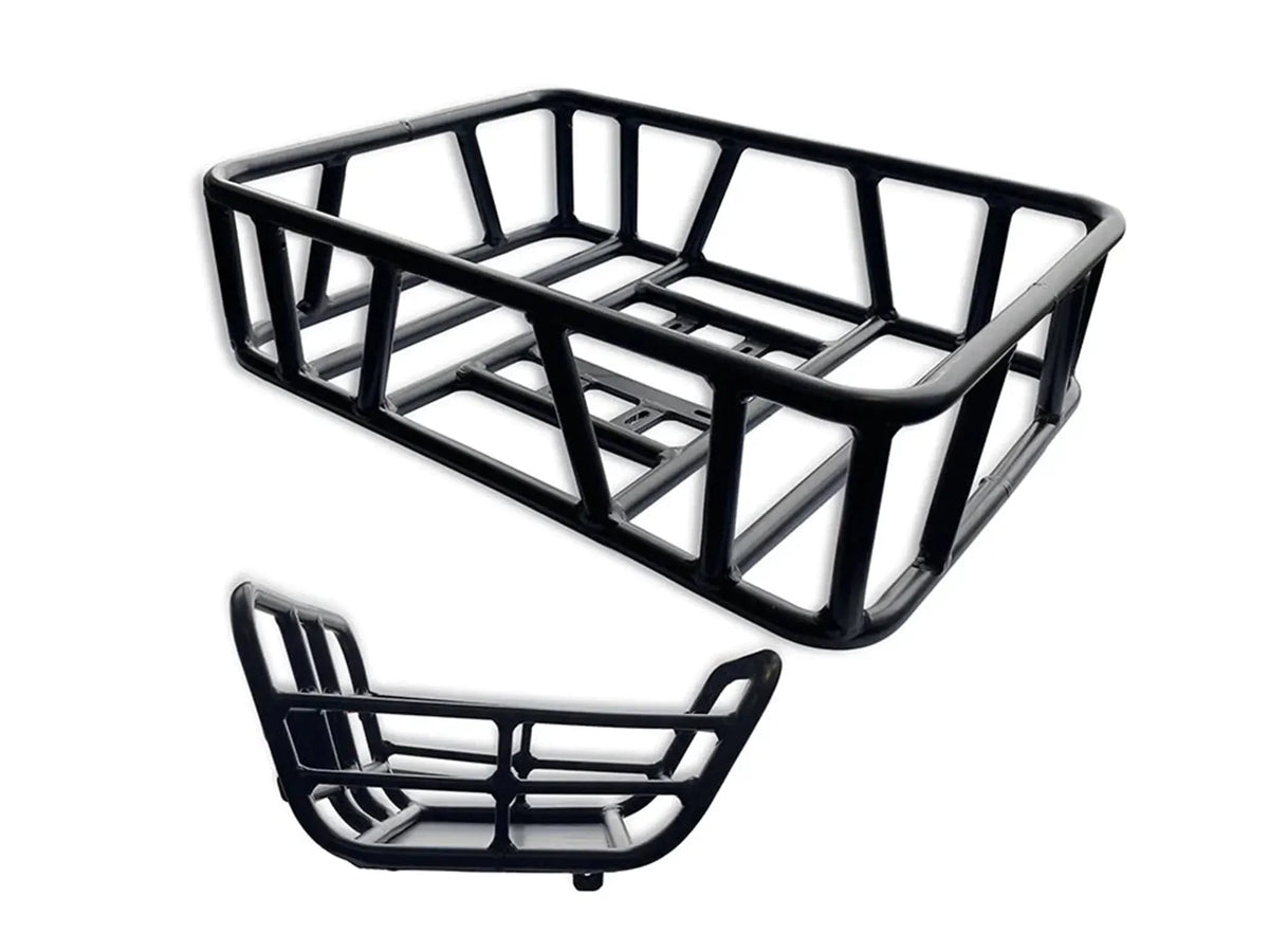 Front and rear cargo racks for Prado S Commuter electric bike for convenient and versatile transportation