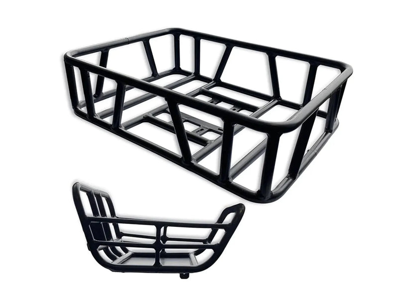 Front and rear cargo racks for Prado S Commuter electric bike for convenient and versatile transportation