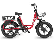 Front and rear cargo racks for Prado S Commuter electric bike for convenient and versatile transportation