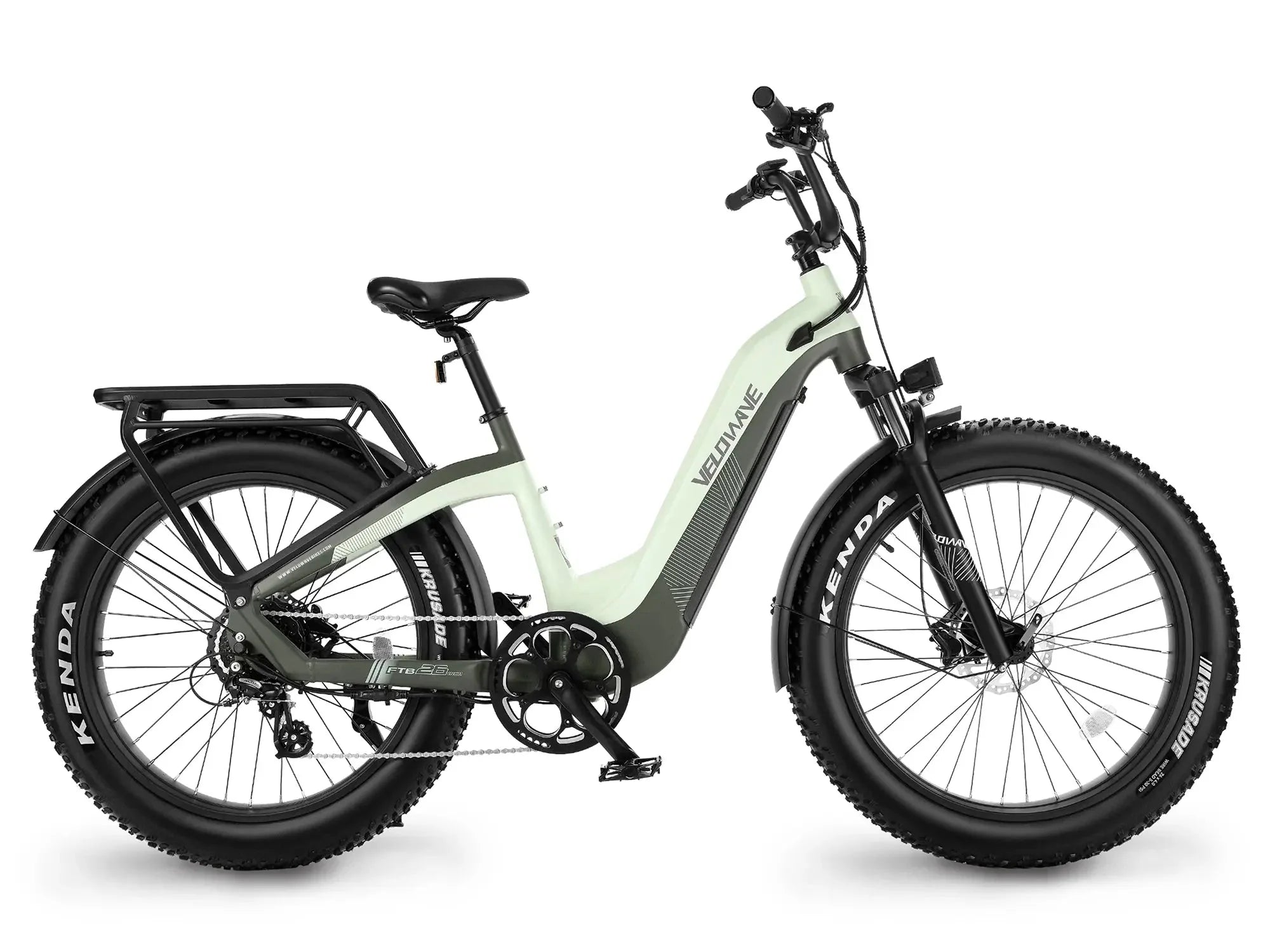 Rear rack and fender kit compatible with Grace Step Thru electric bicycle