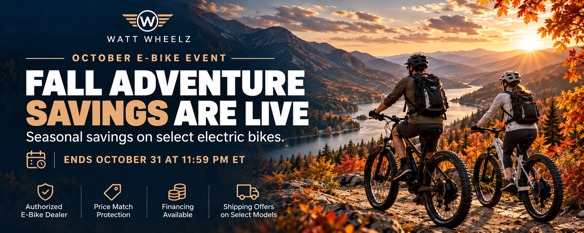 WattWheelz October E-Bike Event — Fall Adventure Sale
