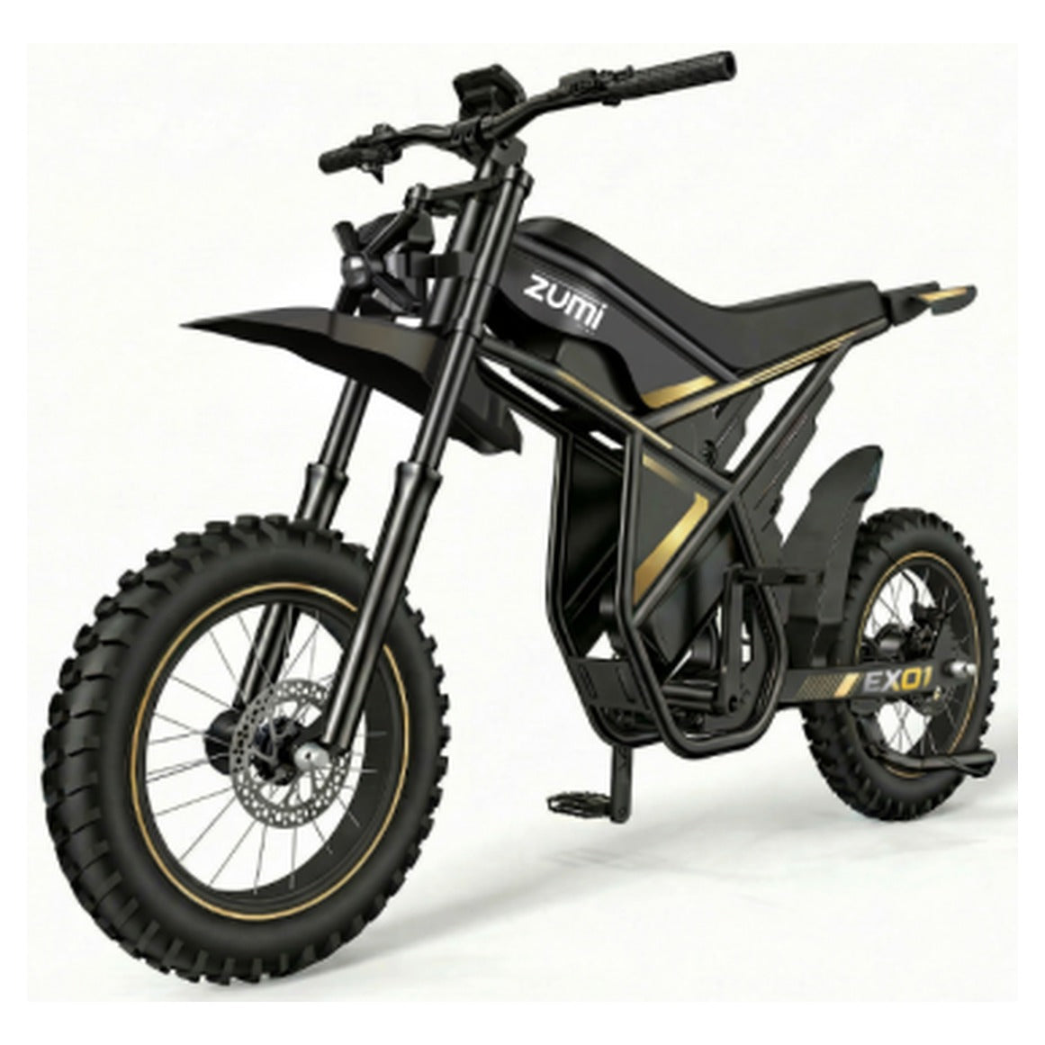 Zumi EX-01 electric dirt bike in black